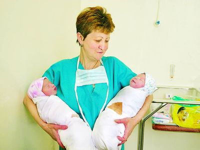 В Минске в новогоднюю ночь родились 10 малышей