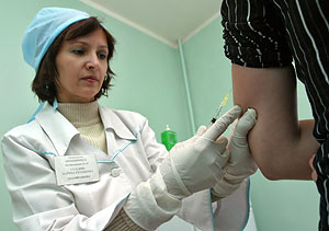 Рекордное за 11 лет количество минчан вакцинировано против гриппа